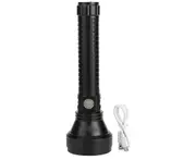 Portable Aluminum Alloy SST40 Flashlight USB Rechargeable Electric Torch for Camping Hiking