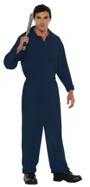 BOILER SUIT DARK BLUE ADULT Costume - Underwraps