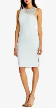 Aidan Mattox Asymmetric Embellished Dress MSRP $330 Size 8 # 20B 268 NEW