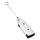 AU (Silver)Handheld Milk Frother Electric Foam Maker For Coffee Lattes Eggs Drin