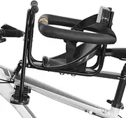 Bike Seat for Kids, Front Mounted Child Bike Seat with Back Rest & Foot Pedal, Toddler Bike Seat for Children 2~6 Years