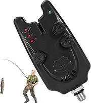 Bite Alarms for Fishing Poles - Adjustable Smart LED Light Bite Alarm | Fish Tackle for Boat Bank Sea Carp Kayak Night Competitive Angling Ice Function Parameter Fishing Rod
