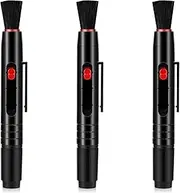 3 Pieces Multifunction Lens Cleaning Pen Brush, Lens Brush Camera Screen Cleaning Pen for Camera, SLR, Telescope, Magnifying Glass, Phone