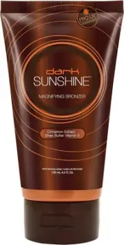Designer Skin Dark Sunshine Magnifying Bronzer Sunbed Tanning Lotion with Cin...