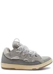 Lanvin Curb Panelled Mesh Sneakers - Grey - 42 (IT42 / UK8) 42 (IT42 / UK8)
