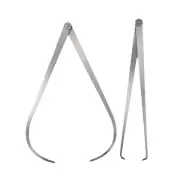 Professional Inside Outside Caliper Set Stainless Steel Firm Joint 14 Length