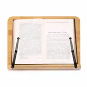 Adjustable Book Stand Document Bamboo Reading Desk Holder Home