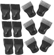 15Pcs Hair Dryer Diffuser Comb Attachments Lightweight Easy Install Nozzle for Blow Drying Compatible with Hair Dryers Reduces Hair Damage for Styling