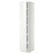 METOD high cabinet with shelves, white/Ringhult white, 40x60x200 cm