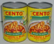 Cento Pasta e Fagioli Soup, Pasta Fazool, Macaroni & Bean 14.5 oz , (2) Pack