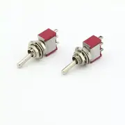5 x Mini 3PIN Toggle Switch SPDT On-Off-On - High Quality