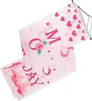 Gatuida 1Pair Mother's Day Party Door Curtains Decorative Door Banner for Celebrations for Party Photo Props and Festive Home Decor