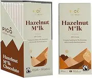Pico Chocolate, Organic Hazelnut Milk - 10 Pack x 80g Blocks