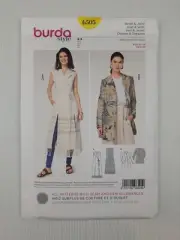 Burda Sewing Pattern 6505 Women's Vest Jacket Pattern Size US 8-20 EUR 34-46 NEW