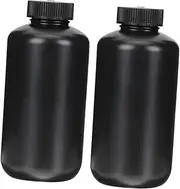 2pcs Narrow Mouth Shade Bottle Round Sample Bottles Sample Sealing Bottle Container with Lid Squirt Bottles for Liquids Storage Bottles for Liquids Chemical Bottle Small Mouth