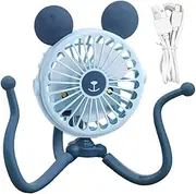 Fruusv Clip Stroller Fan | Octopus Electric Cart Handle Bar Fan - Portable Electric Kid Bed Handle Bar Fan Silent For Any Carts