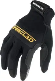 Ironclad Box Handler Gloves, Small, Black, Durable, Breathable, Grip