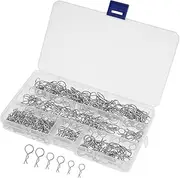 EMSea 180pcs Body Clip Pin Stainless Steel Body Shell Clip 1/8 1/10 1/16 for RC Car