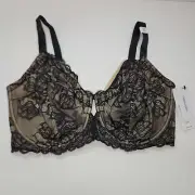 CALVIN KLEIN Seductive Comfort Lace Unlined Bra SIZE 40DDD NEW. *A9