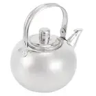 JY (Silver 16cm 1.2L)304 Stainless Steel Teapot Flat Bottom Induction Cooker