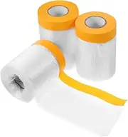 Masking Tape for Neck Sealer Masking Paper Rolls Auto Body Masking Tape Tape Roll Painters Tape Applicator Pre-Taped Masking Film