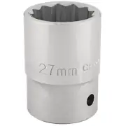 Draper 27mm 3/4" 12 Point Chrome Socket Standard Length 16696