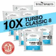 10 PACK Still Spirits Turbo Classic 8 Yeast home brew spirit making