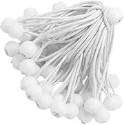 POPETPOP 50Pcs Tarp Tie Down Bungee Balls Heavy Duty Elastic Cords for Camping Tents Canopies and Tarps Durable Material Portable Fixing