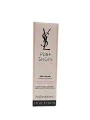 YSL Pure Shots SOFT POLISH DOUBLE ESSENCE Argan Oil Refining Essence 5 oz New
