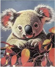AIXIWAWA Retro Koala Throw Blankets for Couch, Warm Soft 50×60 in Lightweight Fleece for Bed Sofa All Season