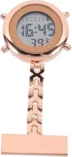 [TOGEVAL] Nurse Table Nurses Key Chains Hanging Lapel Nurse Watch Portable Digital Fob Watch Nurses Nurse Pins for Badge Pendant Watches for Nurses Nursing Watchcase Material: Alloy