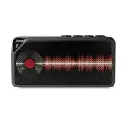 Red Sound Wave Album Jabba Bluetooth Speaker
