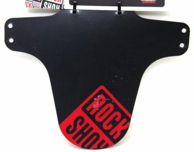 RockShox MTB Fender Front Fork Mud Guard, Black/Oxy Red