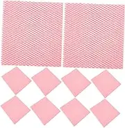 TOKIDNY 50pcs Rag Cleaning Wipes Towels Reusable Dish Wipes Reusable Cleaning Cloth Wipes Cleaning Whipes Reusable Wipe Dish Cleaning Cloths Hand Cleaner Wipes Red Paper