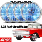 Fit Mercury Cougar 1967-76 Monterey Comet 5.75" Headlights Halogen Hi/Lo 4PC (for: Fiat)