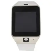 EK-D2 Montre Connectee Silver/White Silicone Strap Smart Watch by Eclock for Men - 1 Pc Watch