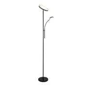 Samson Black CCT LED Mother & Child Floor Lamp