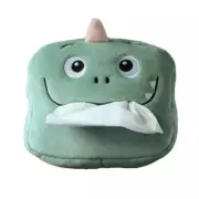 Green Dinosaur Tissue Box Cute Plush Removable Tissue Box Kids Soft