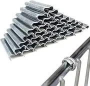 1200Pcs M Nail Ring Pliers Chicken Mesh Cage Wire Solder Joint Welding Repair Clips Hog Ring Pliers Kit, for Animal Pet Cages,Fencing(Only M Nails,Not Including Installation Tools)