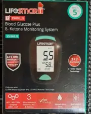 LifeSmart 2TwoPlus Blood Glucose & Ketone Meter