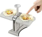 Home Dumpling Maker Press Type Automatic Dumpling Machine Small Pierogi Mold Simple to Use Easy to Clean, for Chinese Dumplings Ravioli Pies Dough Pastries Pierogi, Can Make Two at Once