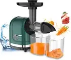 Cold Press Juicer for Celery Fruits Vegetables Wheatgrass Carrot, Electric Slow