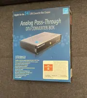 New Digital Stream DTX9950 Analog Pass-Through DTV Converter Box
