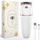 New Electric Heated Eyelash Curler Silicone Refill Pad Curl Eyelashes Women