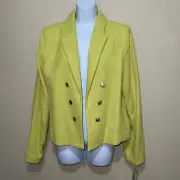 Nanette Lepore CITRINE blazer with buttons SZ 14 NEW