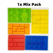 Lego Brick Figure Man Silicone Mold Mould Chocolate Block Cake Ice Cube Tray Toy