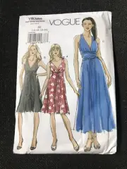 Vogue Sewing Pattern V8386 Ladies Misses’ Dress Size 14-20