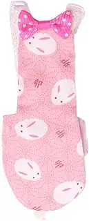 Generic Parrot Flight Suit Bird Diaper for Pigeons Cockatiels Easy to Clean Durable Materials Cute Pink Bunny Design Bird Clothes Supplies