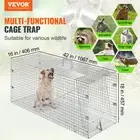 Humane Live Animal Trap 42 Inch Cat Squirrel Mouse Catcher Easy Set Up