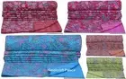 Bohemian Throw Kantha Quilt Bedding Coverlet Bedspread Indian Floral Quilt Ralli